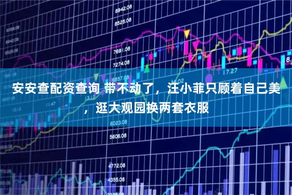 安安查配资查询 带不动了，汪小菲只顾着自己美，逛大观园换两套衣服